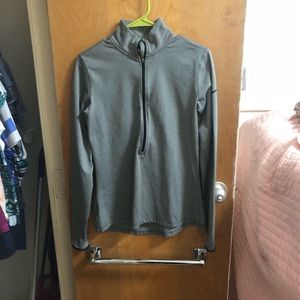 Gray, long-sleeve, Nike Pro Dri-Fit